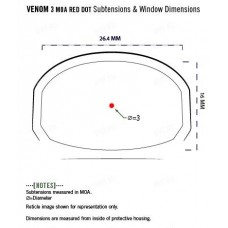 Коллиматорный прицел Vortex Venom Red Dot 3 МОА