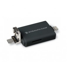Универсальный адаптер Stealth CAM для SD/Micro SD (с выходом USB, Micro USB, Lightning)