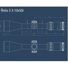 Оптический прицел Kahles Helia 3 3-10x50i (4-Dot)