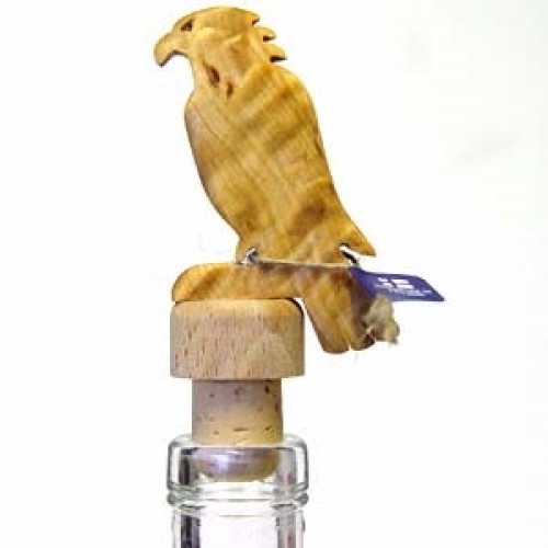 Бутылочная пробка с деревянной статуэткой "Орёл", Wood Jewel (Финляндия)