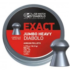 Пульки JSB Exact Jumbo Heavy кал. 5.52 мм 1,175 г.