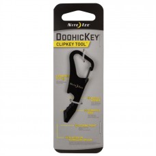 Карманный инструмент Nite Ize Doohic Key Clip Key, чёрный