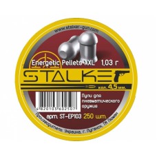 Пульки STALKER Energetic Pellets XXL, калибр 4,5 мм. 1,03 г.