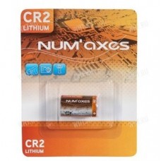 Литиевая батарейка CR2, 3 Вольта, набор из 2 штук, Num`Axes
