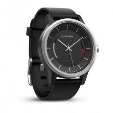 Спортивные часы с трекером активности Garmin VivoMove Sport (черные, спортивный браслет)