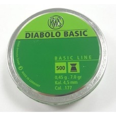Пульки RWS Diabolo Basic 4,5 мм, 0,45 г.