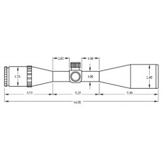 Оптический прицел BSA Panther 2.5-10X44
