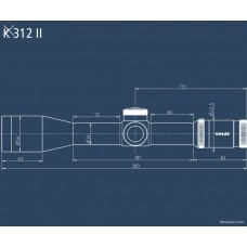 Оптический прицел Kahles K312i II CC 3-12х50 (Mil 7)