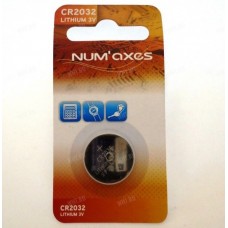 Литиевая батарейка CR2032, 3В, NumAxes