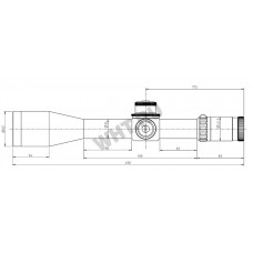 Оптический прицел Kahles K624i III 6-24x56 F1 (Mil-3)